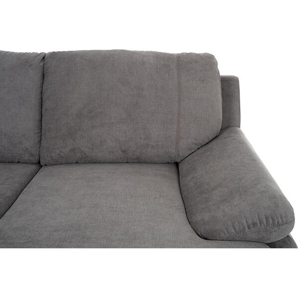 Coltar extensibil pe dreapta Alaska Frisco G707, 3 locuri, 271 x 166 x 91 cm, gri