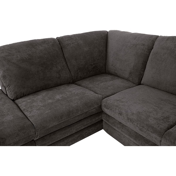 Coltar extensibil pe stanga Alaska Klein Frisco G707, 3 locuri, cu lada, 264 x 221 x 91 cm, gri