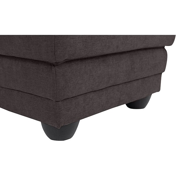 Taburet Dakota Hocker bf181, stofa, maro