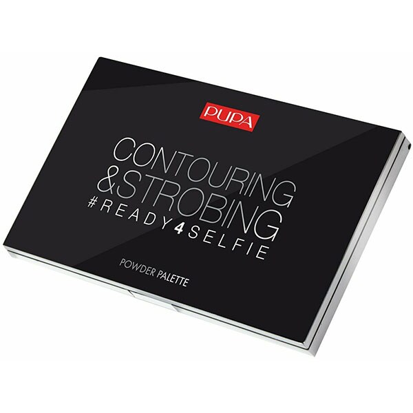 Paleta de conturare PUPA Contouring & Strobing, 03 Dark Skin, 17.5g
