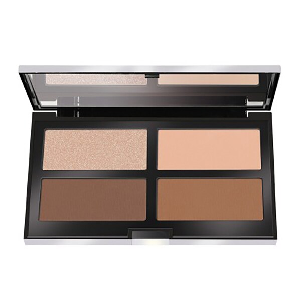 Paleta de conturare PUPA Contouring & Strobing, 03 Dark Skin, 17.5g