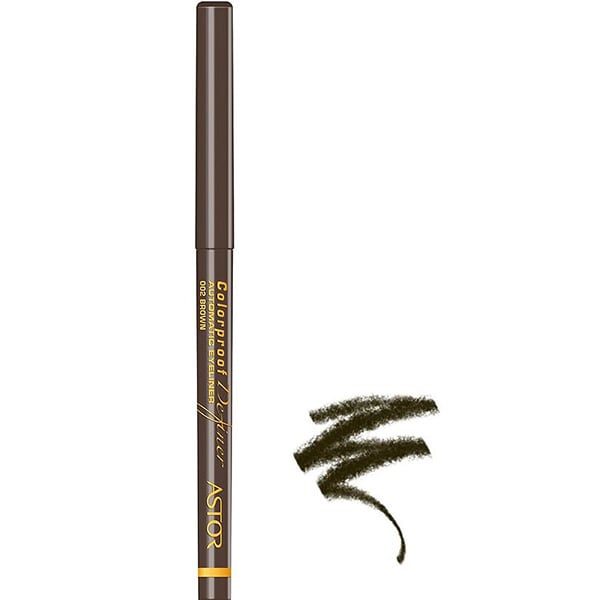 Creion de ochi automatic ASTOR Volume Definer, 002 Brown, 1.2g