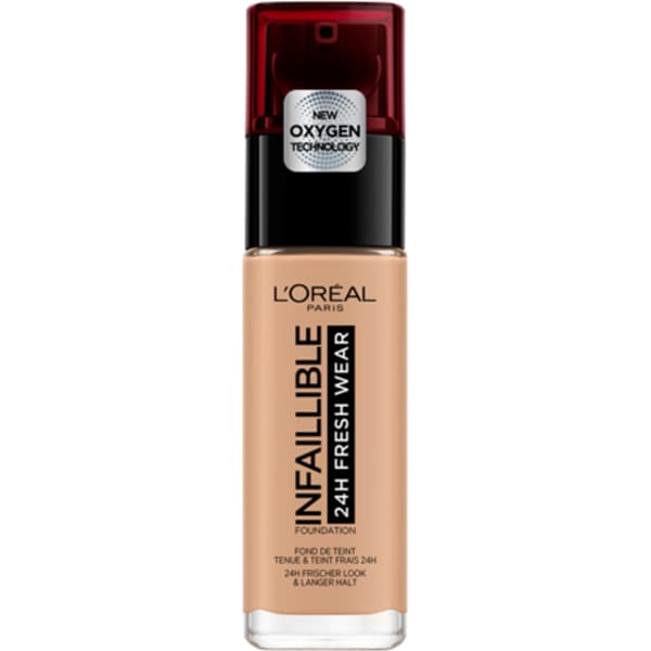 Fond de ten L'OREAL PARIS Infaillible 24H Fresh Wear, 220 Sand, 30ml