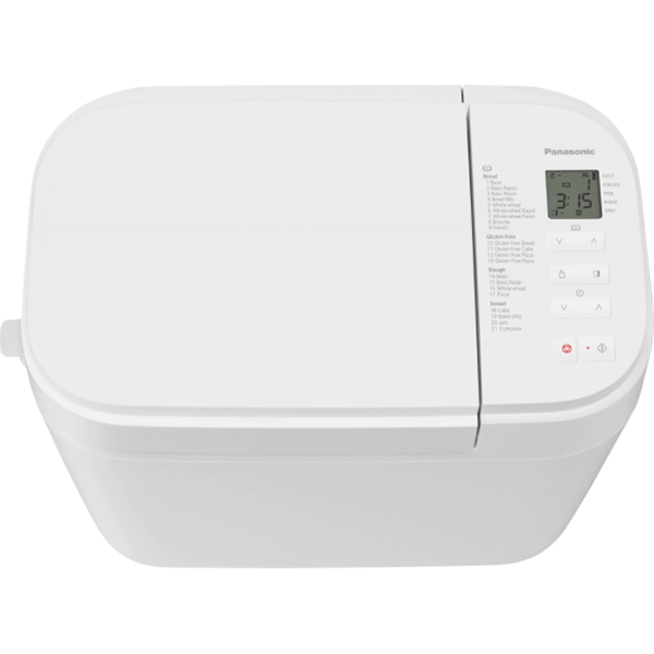 Masina de copt paine PANASONIC SD-B2510WXE, 1.1kg, 21 programe, 550W, alb