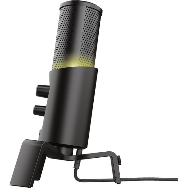 Microfon Gaming TRUST GXT 258 FYRU, USB, Iluminare LED, negru