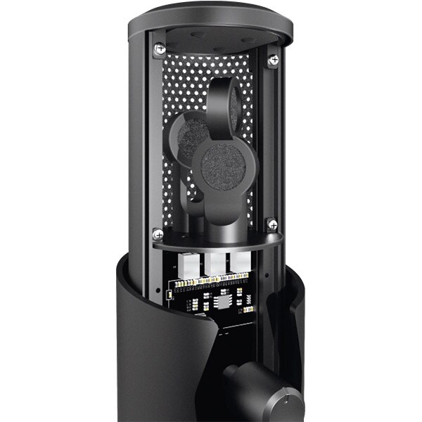 Microfon Gaming TRUST GXT 258 FYRU, USB, Iluminare LED, negru
