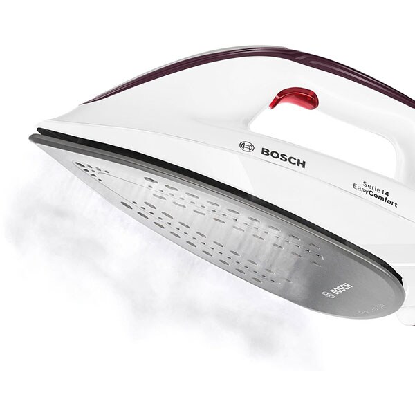 Statie de calcat BOSCH EasyComfort TDS4020, 2400W, 250g/min, 1.3l, talpa Ceranium Glissee, alb-mov