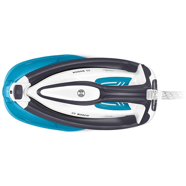 Statie de calcat BOSCH EasyComfort TDS4050, 2400W, 290g/min, 1.3l, talpa Palladium-Glissee, alb-albastru