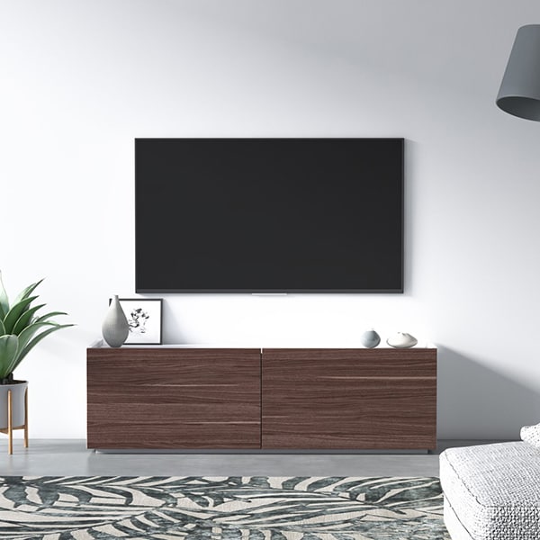 Comoda TV Hoar, nuc, 119 x 35 x 37 cm