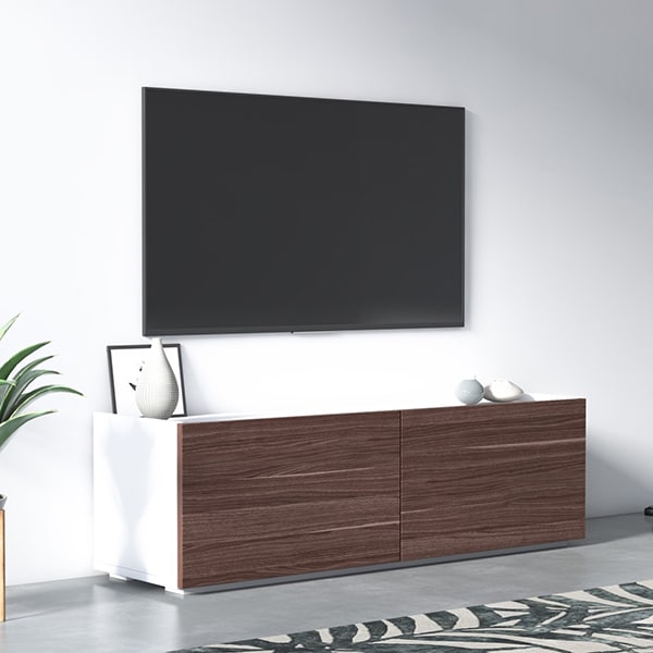 Comoda TV Hoar, nuc, 119 x 35 x 37 cm