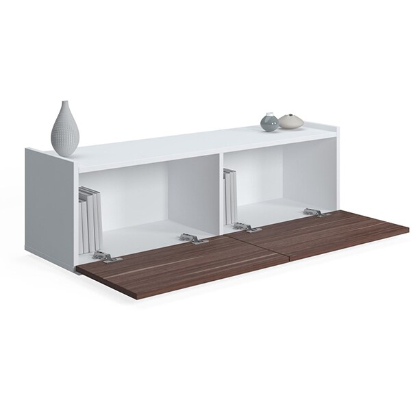 Comoda TV Hoar, nuc, 119 x 35 x 37 cm