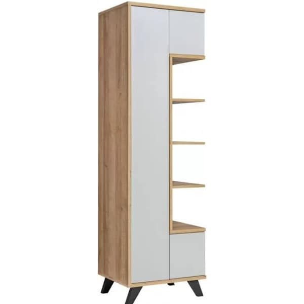 Mobila living Bogota 20 RVPG BA, stejar riviera-gri perlat, 330 x 45 x 192 cm