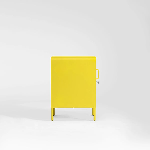 Dulap metalic SPIN Eco Storage, 35 x 46 x 65 cm, 1 usa, 1 raft, galben