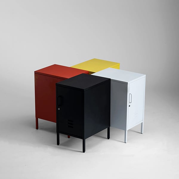 Dulap metalic SPIN Eco Storage, 35 x 46 x 65 cm, 1 usa, 1 raft, rosu