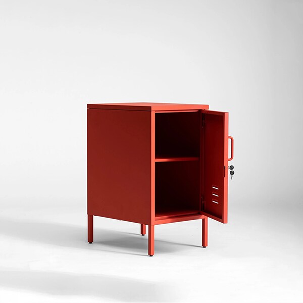 Dulap metalic SPIN Eco Storage, 35 x 46 x 65 cm, 1 usa, 1 raft, rosu