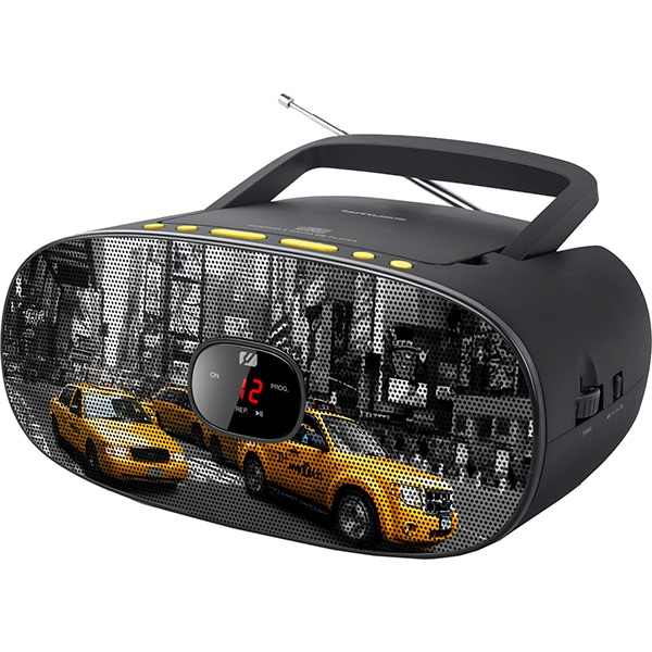 Radio CD portabil MUSE MD-205 NY, FM, negru