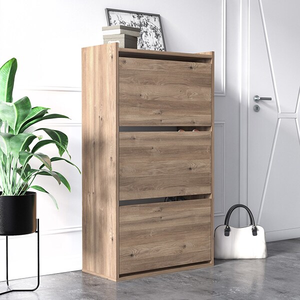 Pantofar Adel, stejar, 65 x 32 x 118 cm