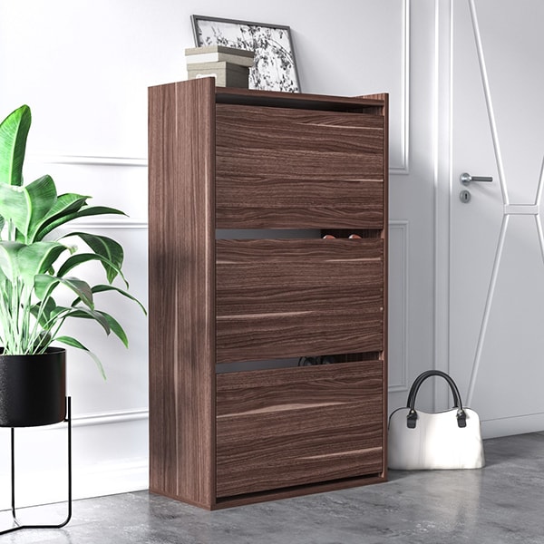 Pantofar Adel, nuc, 65 x 32 x 118 cm