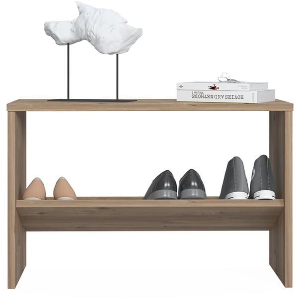 Pantofar tip taburet Mio, stejar, 68 x 25 x 44 cm