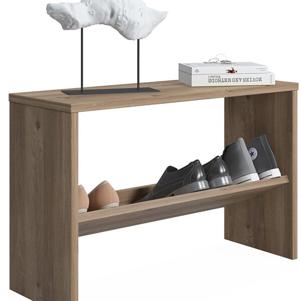 Pantofar tip taburet Mio, stejar, 68 x 25 x 44 cm