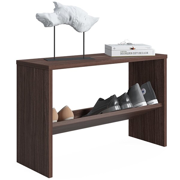 Pantofar tip taburet Mio, nuc, 68 x 25 x 44 cm