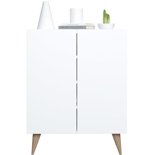 Pantofar Forte, alb, 70 x 37 x 88 cm