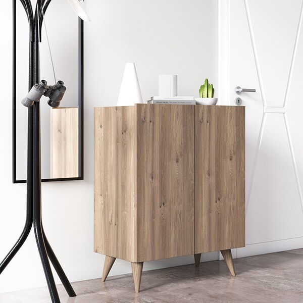 Pantofar Forte, stejar, 70 x 37 x 88 cm