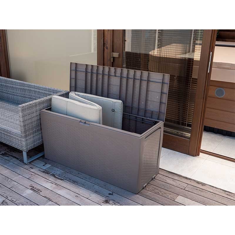 Lada depozitare gradina KETER Samoa, polipropilena, 117 x 57 x 57 cm, bej