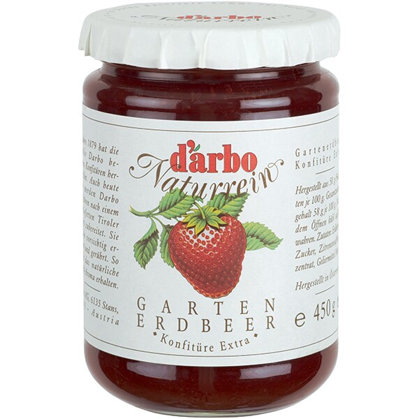 Gem de capsuni DARBO, 450g, 3 bucati