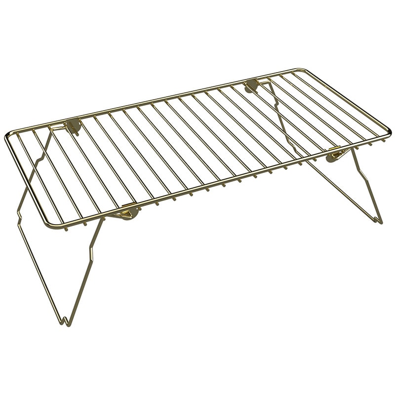 Scurgator vase BinoGold12, 42 x 19 x 15 cm, auriu