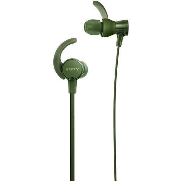 Casti SONY MDR-XB510ASG, Cu Fir, In-ear, Microfon, EXTRA BASS, verde