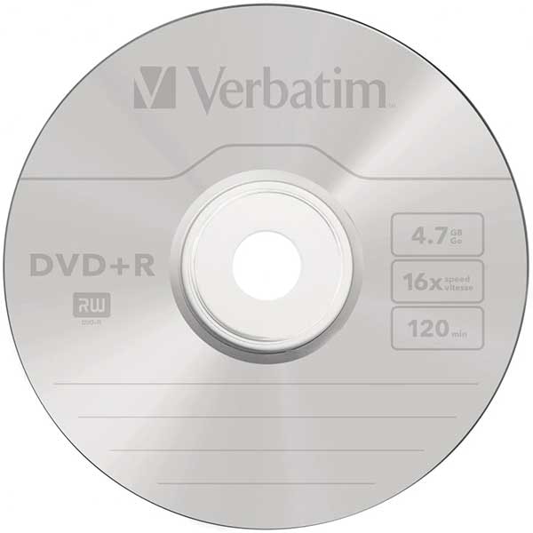 DVD+R VERBATIM 43551, 16x, 4.7GB, 100buc