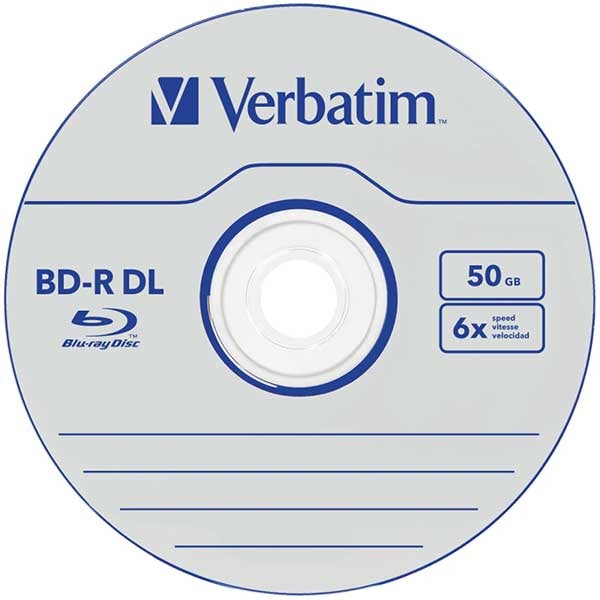 BD-R DL VERBATIM 43746, 6x, 50GB, 10buc