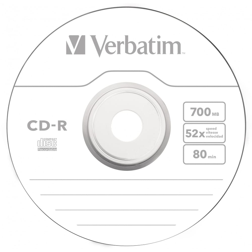CD-R VERBATIM 43432, 52x, 700MB, 25buc