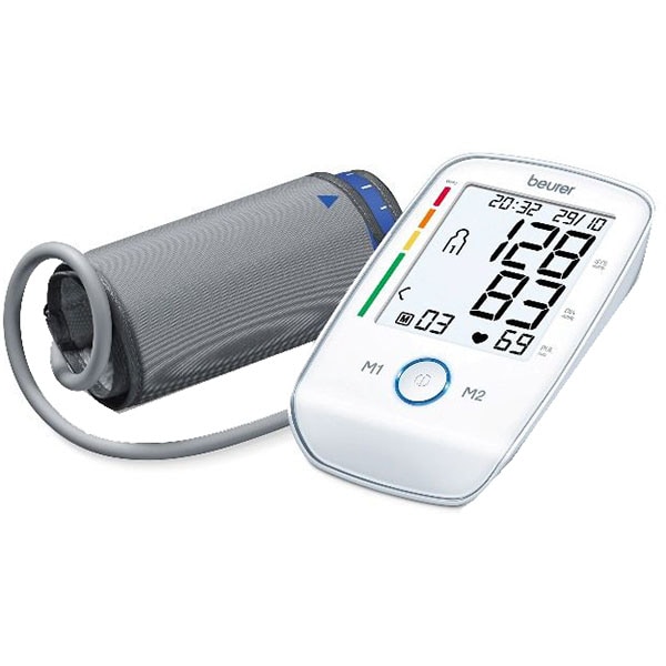 Tensiometru digital de brat BEURER BM45, 60 memorii, alb