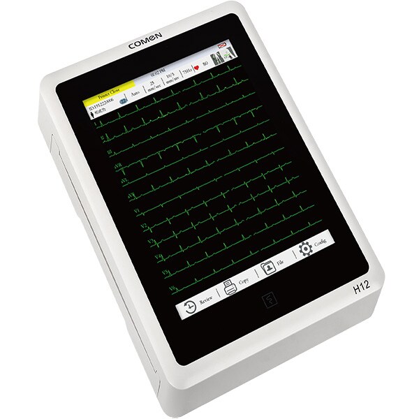 Electrocardiograf COMEN H12, 10.4", Touch screen, Acumulator Li-Ion, crem