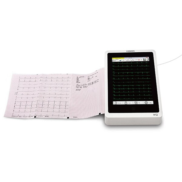 Electrocardiograf COMEN H12, 10.4", Touch screen, Acumulator Li-Ion, crem