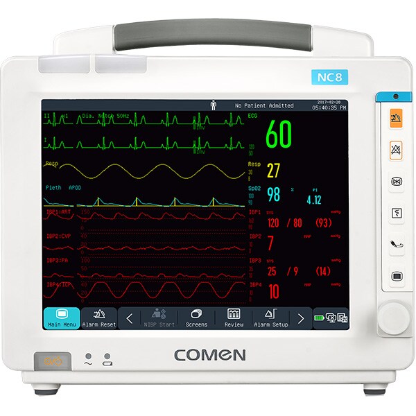 Monitor functii vitale COMEN NC8, 8.4", Touch screen, Acumulator Li-Ion, crem