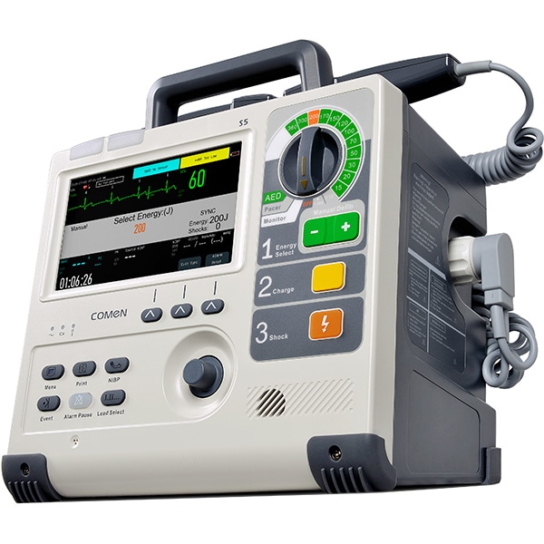 Defibrilator configutatie standard COMEN S5, crem