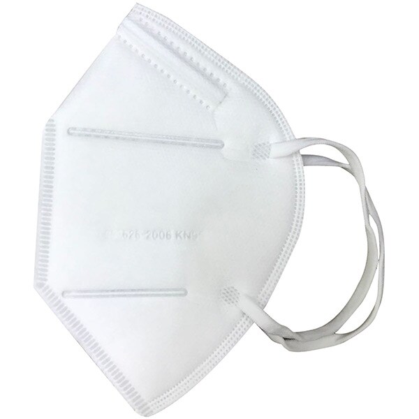 Set masti de protectie SIMBIO KN95, FFP2, 4 straturi, 20 bucati, alb