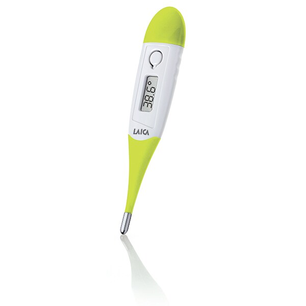 Termometru digital cu cap flexibil Laica Baby Line TH3302, alb-verde