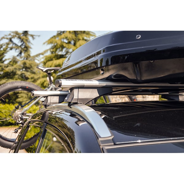 Bare transversale MENABO Leopard Silver Xl, Land Rover Discovery 5 (L462), 2017-Prezent, 135 cm