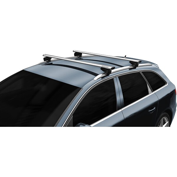Bare transversale MENABO Lince Silver Xl, Audi A3 (8Va) Sportback, 2013-Prezent, 135 cm