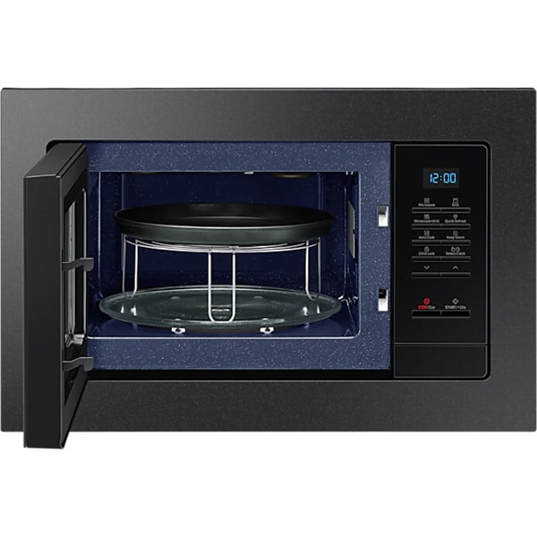 Cuptor cu microunde incorporabil SAMSUNG MG23A7013CB/OL, 23l, 800W, Grill, negru