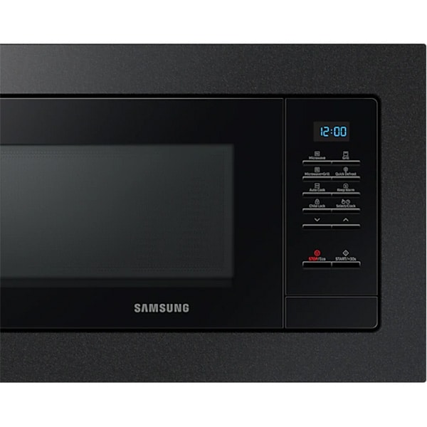 Cuptor cu microunde incorporabil SAMSUNG MG23A7013CB/OL, 23l, 800W, Grill, negru