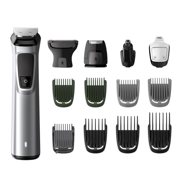 Aparat multifunctional 14 in 1 PHILIPS Series 7000 MG7720/15, 120 min autonomie, argintiu