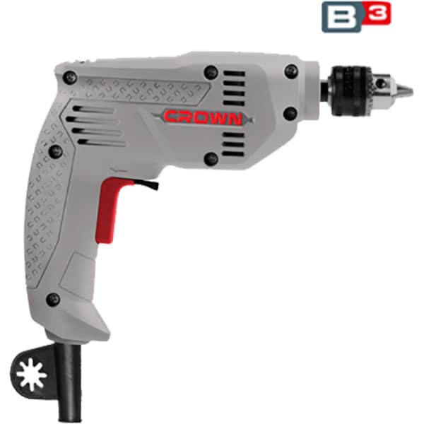 Masina de gaurit si insurubat (bormasina) CROWN CT10143-13C, 500W, 2800RPM, mandrina cu cheie 13mm