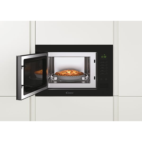 Cuptor cu microunde incorporabil CANDY MICG25GDFN, 25l, 900W, Grill, negru