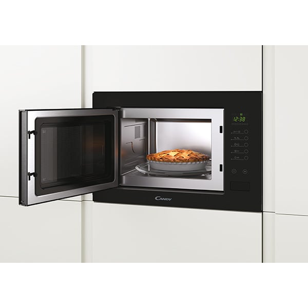 Cuptor cu microunde incorporabil CANDY MICG25GDFN, 25l, 900W, Grill, negru