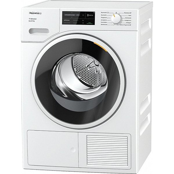 Uscator de rufe MIELE TSJ 663 WP, Pompa de caldura, Wi-Fi, 9 kg, 19 programe, Clasa A+++, alb